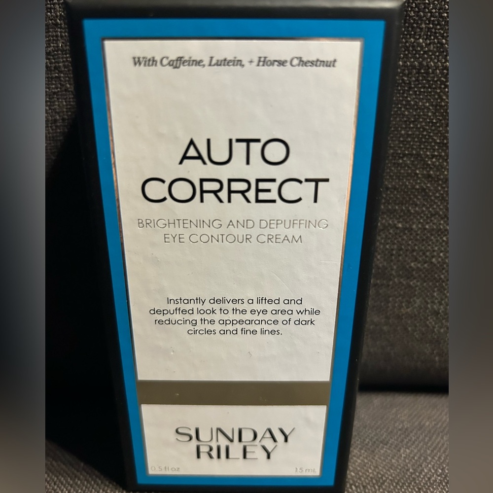 Sunday Riley Auto Correct Brightening and Depuffing Eye Contour Cream